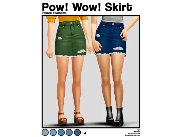 [Dyoreos] Pow! Wow! Skirt by dyoreos