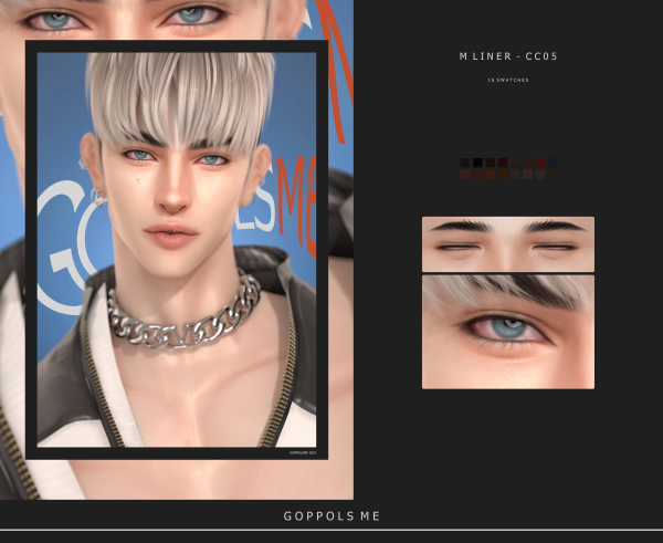 Alpha GPME GOLD M Liner CC05 by simsfinds - The Sims 4 Custom Content