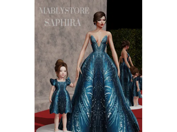Alpha SAPHIRA by Mably Store - The Sims 4 Custom Content