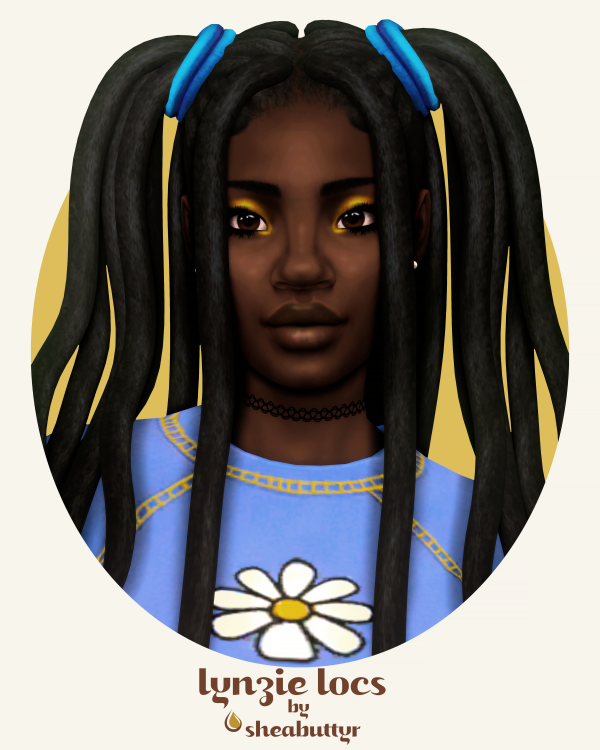 Maxis Match lynzie locs by simsfinds - The Sims 4 Custom Content