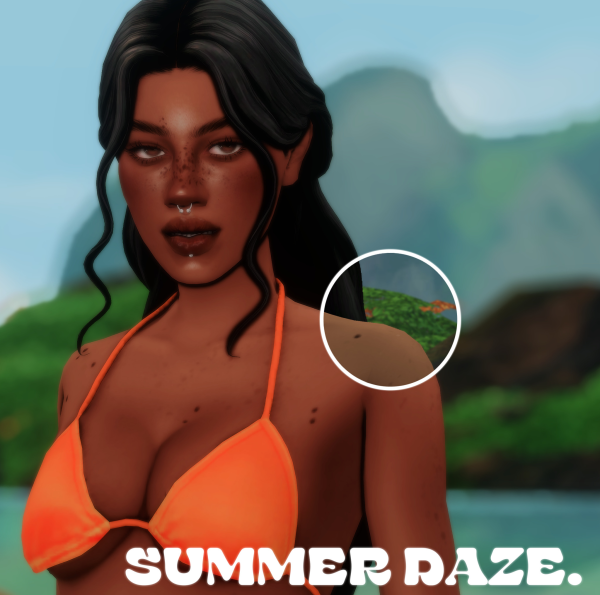 Mix summer daze gshade preset by simsfinds - The Sims 4 Custom Content