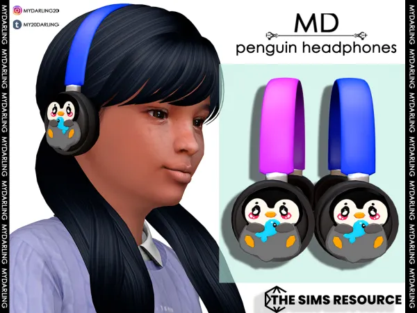 Alpha HEADPHONES FOR CHILDS by simsfinds - The Sims 4 Custom Content