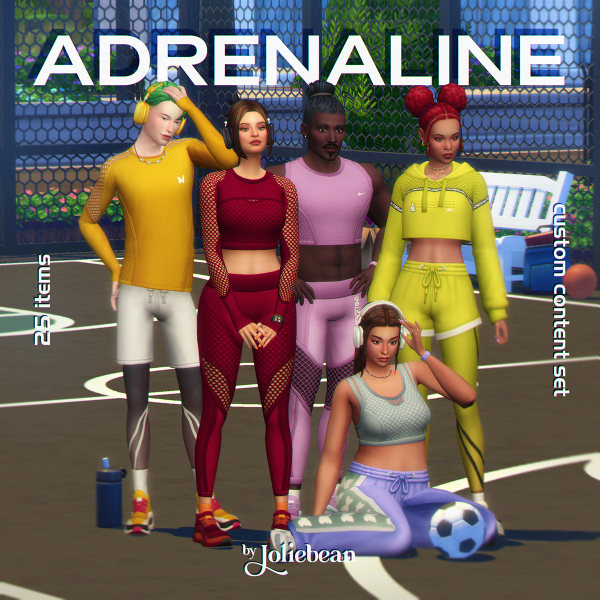 Maxis Match Adrenaline Set by simsfinds - The Sims 4 Custom Content