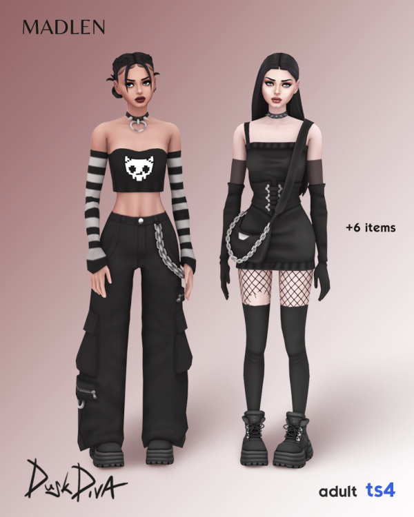 Maxis Match Dusk Diva Collection by simsfinds - The Sims 4 Custom Content
