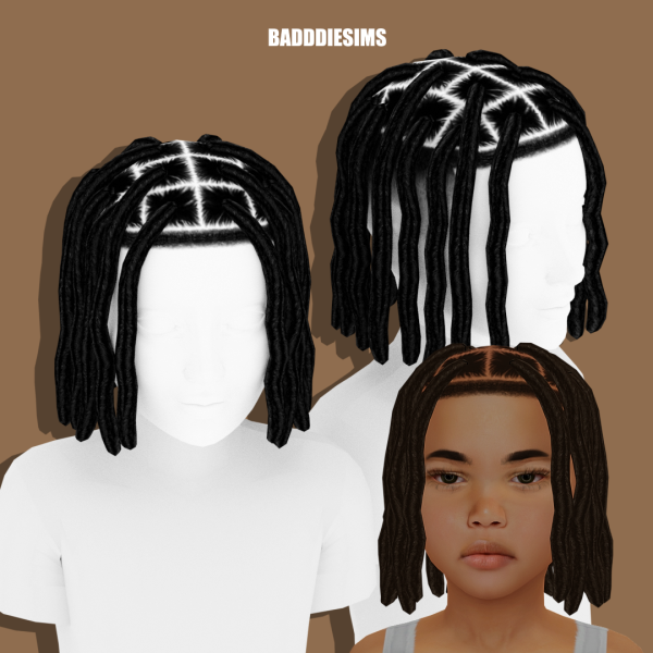 Mix ISIAH LOCS CHILD VERSION by simsfinds - The Sims 4 Custom Content