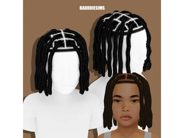 ISIAH LOCS CHILD VERSION by BADDDIESIMS
