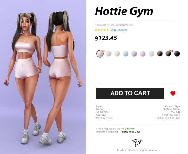 Alpha Hottie Gym for Early Access by nightingalesims - The Sims 4 Custom Content