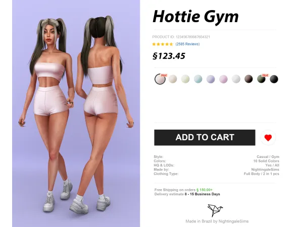 Alpha Hottie Gym for Early Access by Nightingale Sims - The Sims 4 Custom Content