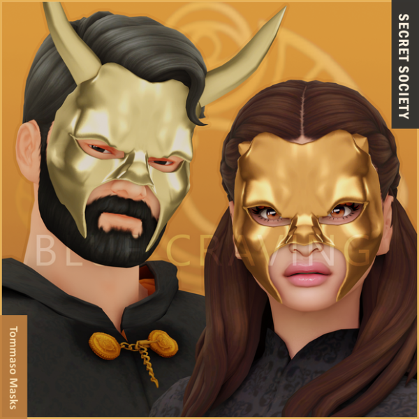 Maxis Match Blue Craving Tommaso Masks by bluecraving - The Sims 4 Custom Content