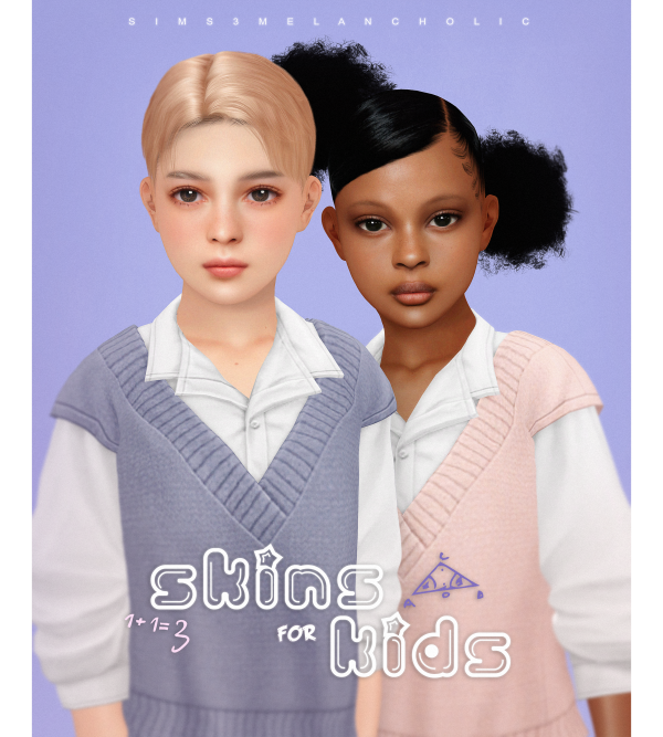 Alpha Kids Skings Genetics by simsfinds - The Sims 4 Custom Content