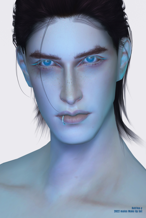 Alpha MALES MAKE UP SET y by katrina-y - The Sims 4 Custom Content