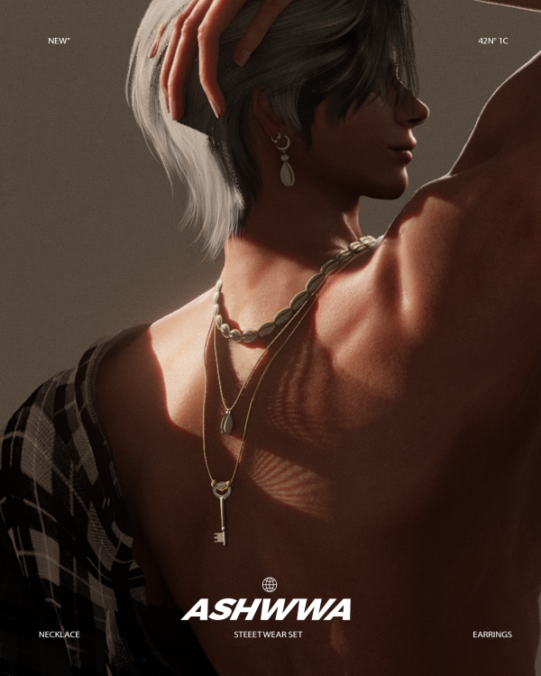 Alpha Streetwear accessories set02 by simsfinds - The Sims 4 Custom Content