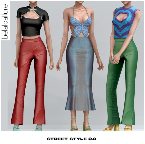 Alpha Street style 20 by simsfinds - The Sims 4 Custom Content