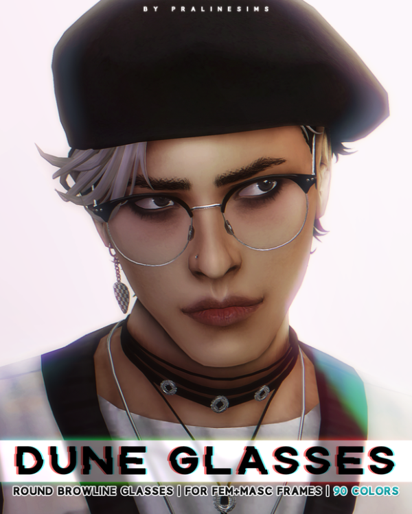 Maxis Match DUNE Glasses by simsfinds - The Sims 4 Custom Content