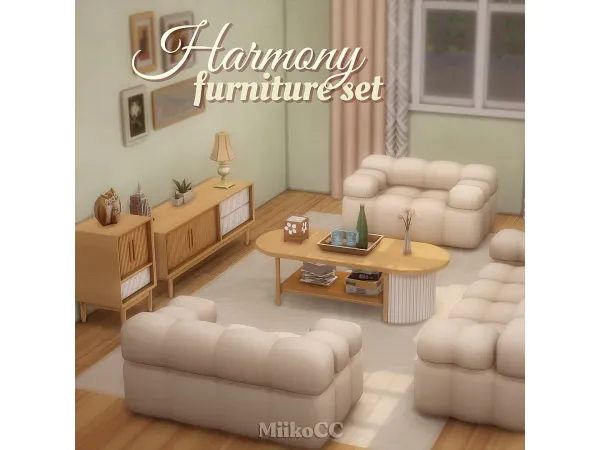 Harmony furniture set by Miiko
