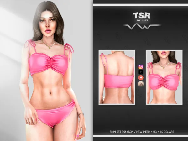 Alpha BIKINI SET 358 BD990 BD991 - The Sims 4 Custom Content