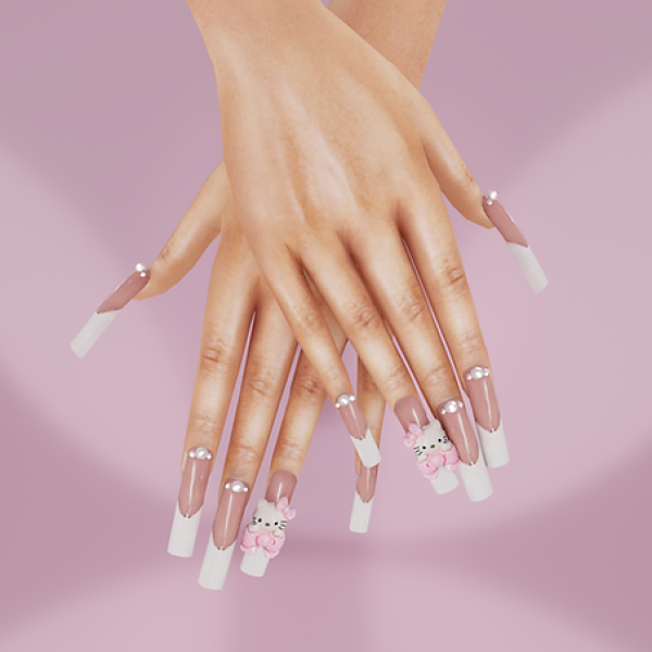 Alpha Kitty Frenchie's by simsfinds - The Sims 4 Custom Content