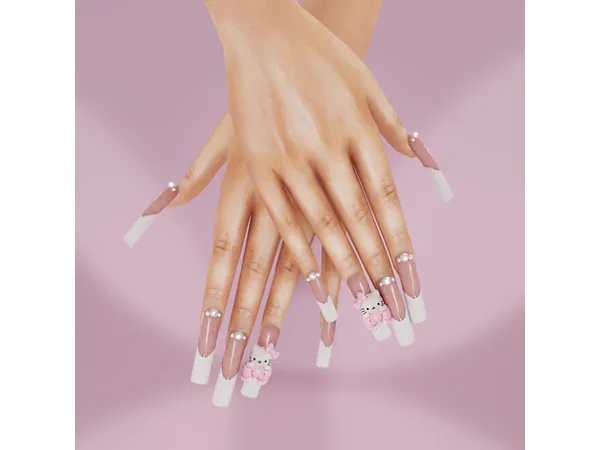 Alpha Kitty Frenchie's by cecesimsxo - The Sims 4 Custom Content