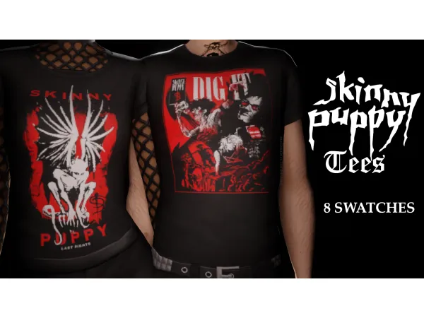 skinny puppy tees by mellosakicc