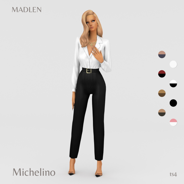 Maxis Match Michelino Outfit by madlensims - The Sims 4 Custom Content