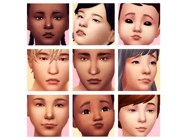 Maxis Match [NEW] DNA Skin Revamped by oasisgoth - The Sims 4 Custom Content