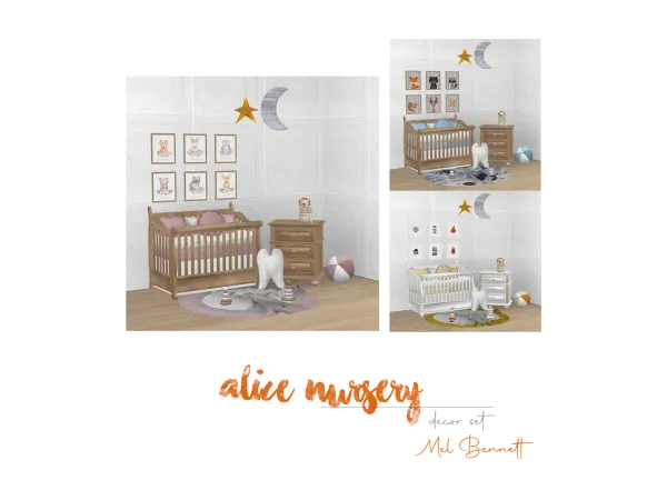 Mix Alice Nursery - The Sims 4 Custom Content