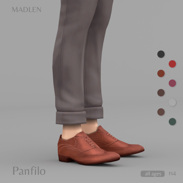 Maxis Match Panfilo Shoes by madlensims - The Sims 4 Custom Content