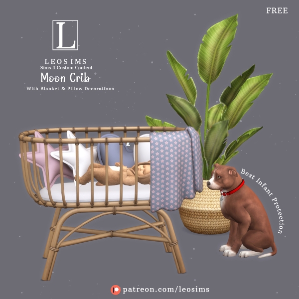 Alpha Moon Crib by leosims4cc - The Sims 4 Custom Content