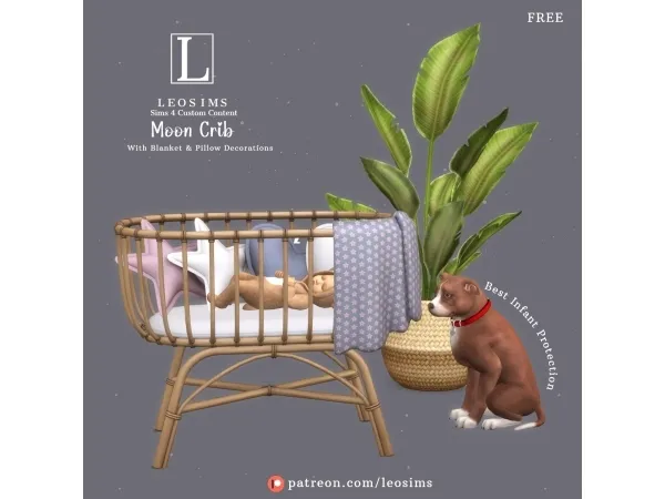 Alpha Moon Crib - The Sims 4 Custom Content