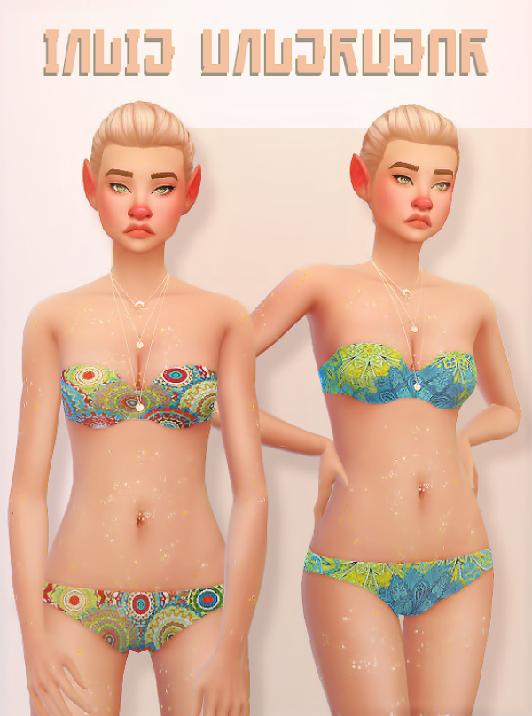 Maxis Match Indie Underwear by simsfinds - The Sims 4 Custom Content