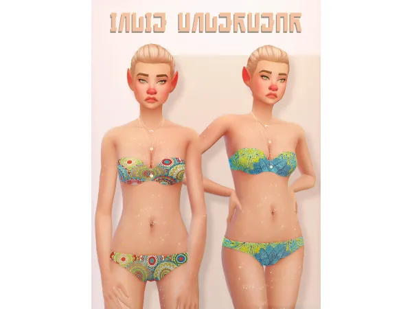 Maxis Match Indie Underwear by nativemoonlight - The Sims 4 Custom Content