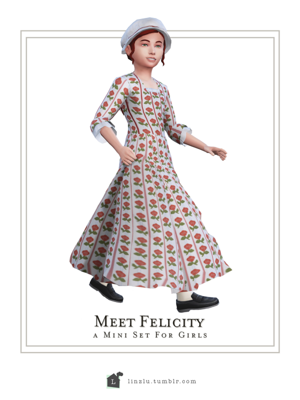 Maxis Match Meet Felicity A Mini Set for Girls by simsfinds - The Sims 4 Custom Content