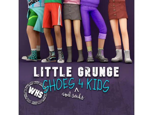 Maxis Match Shoes (and socks) for kids - The Sims 4 Custom Content