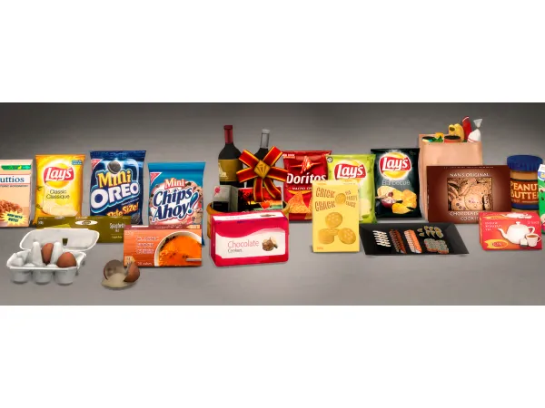 Alpha 43310450277903 Gift for YOU CLUTTER (16 ITEMS)43310450277903 by simsfinds - The Sims 4 Custom Content