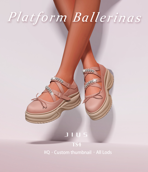 Mix Download Platform Ballerinas 01 sims by simsfinds - The Sims 4 Custom Content