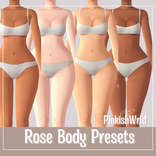 Maxis Match Rose Body Preset by simsfinds - The Sims 4 Custom Content