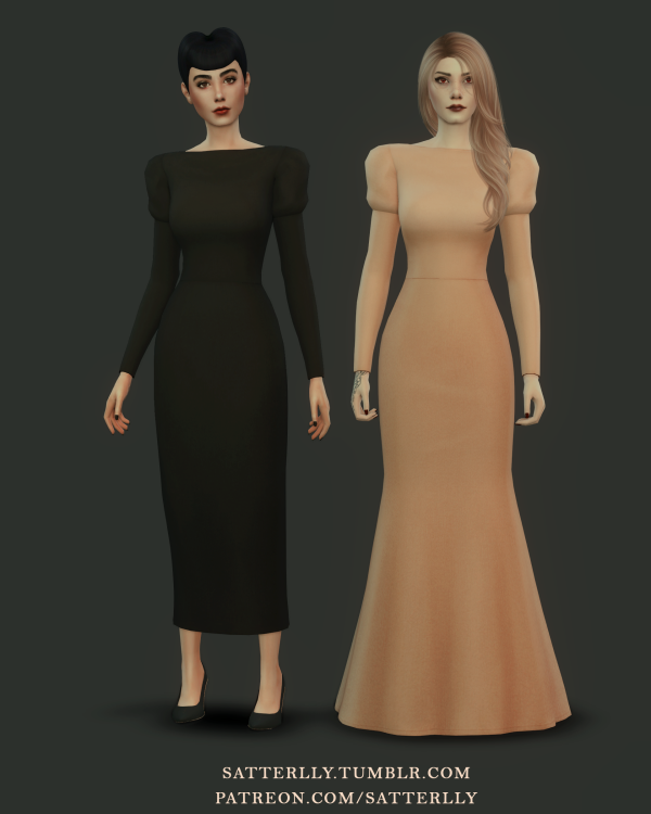 Maxis Match Dress Madeline by simsfinds - The Sims 4 Custom Content