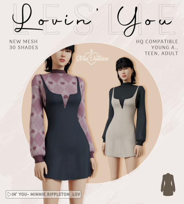 Maxis Match Leslie by simsfinds - The Sims 4 Custom Content