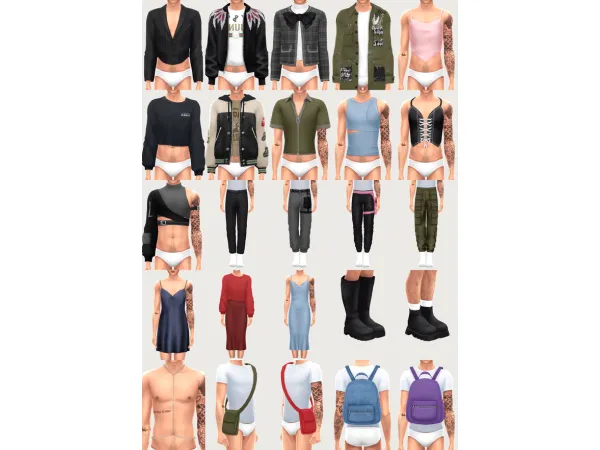 Mix july dump by woosteru - The Sims 4 Custom Content