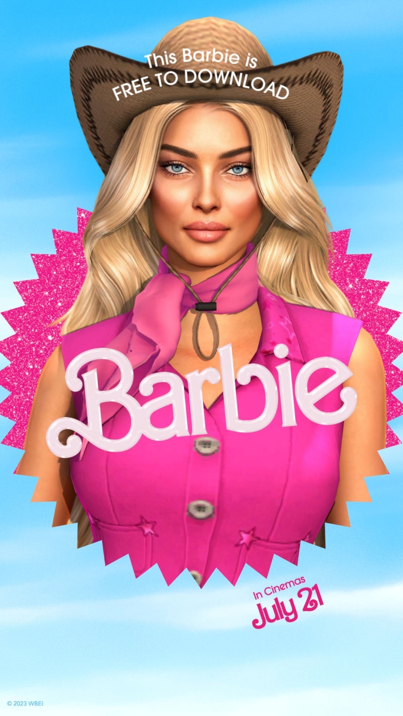 criando a BARBIE no The Sims 4 + DOWNLOAD DA SIM (PACK) 