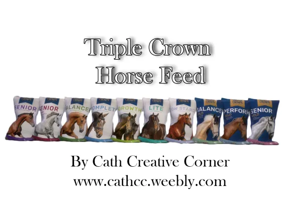 Mix Triple Crown Horse Feed - The Sims 4 Custom Content