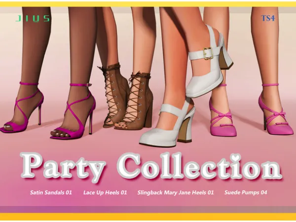 Mix Party Collection 05 sims by simsfinds - The Sims 4 Custom Content