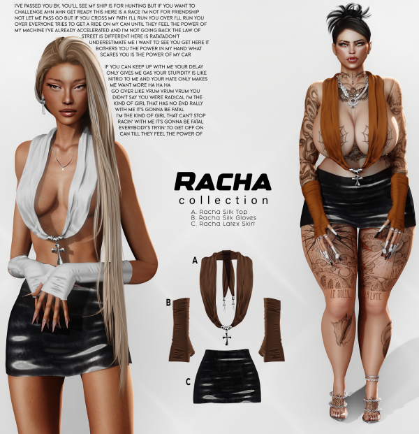 Alpha First Post Gift Racha Collection by cupidsims - The Sims 4 Custom Content