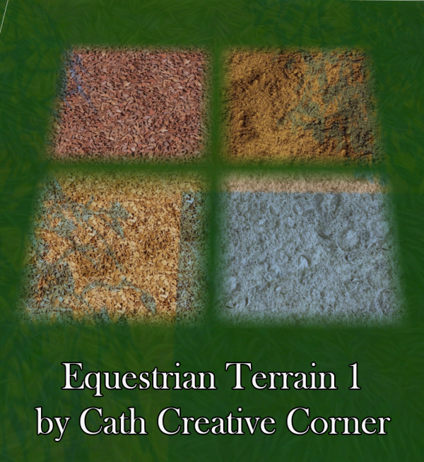 Maxis Match Equestrian Terrain 1 by simsfinds - The Sims 4 Custom Content