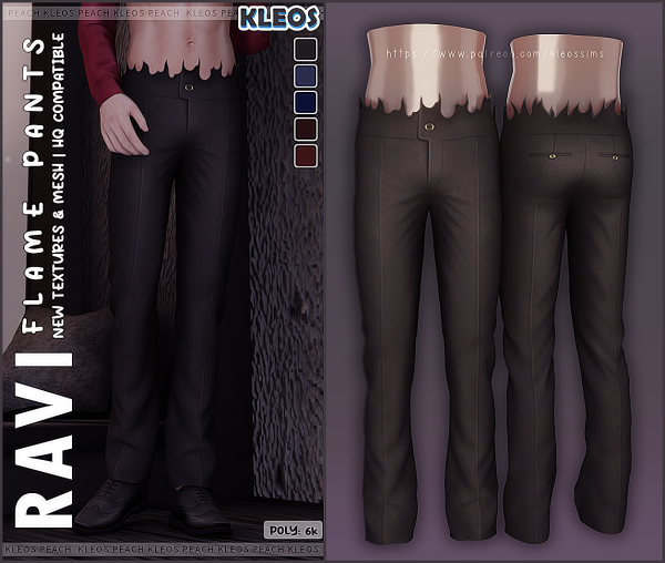 Alpha Ravi Flame Pants by smsims - The Sims 4 Custom Content
