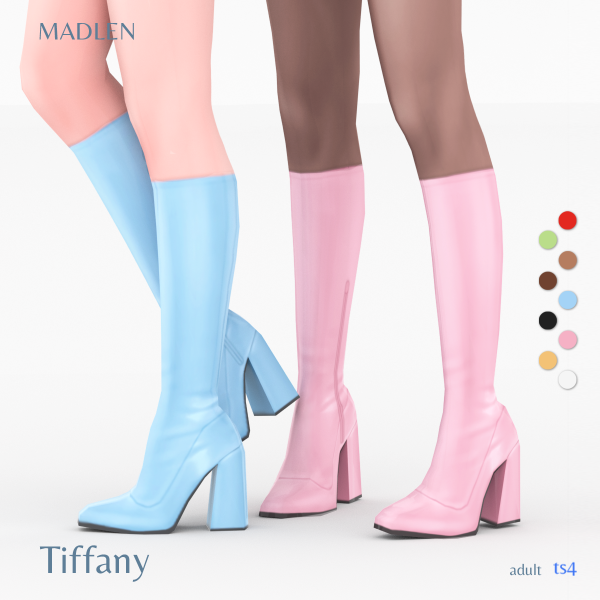 Maxis Match Tiffany Boots by madlensims - The Sims 4 Custom Content