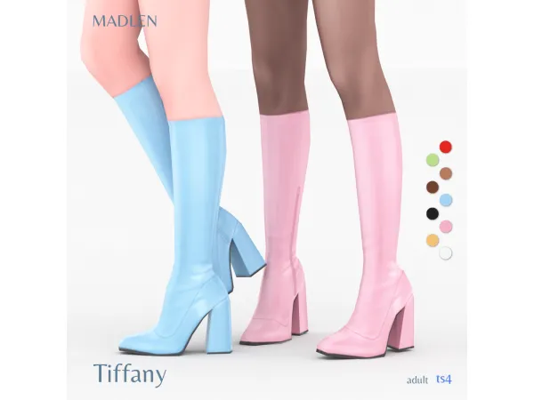 Maxis Match Tiffany Boots by Madlen - The Sims 4 Custom Content