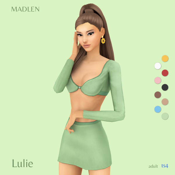 Maxis Match Lulie Outfit by madlensims - The Sims 4 Custom Content