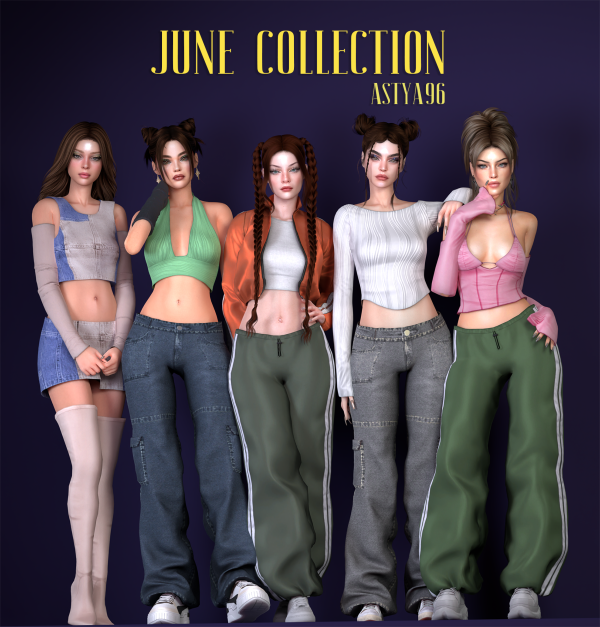 Alpha June 2023 Collection by simsfinds - The Sims 4 Custom Content