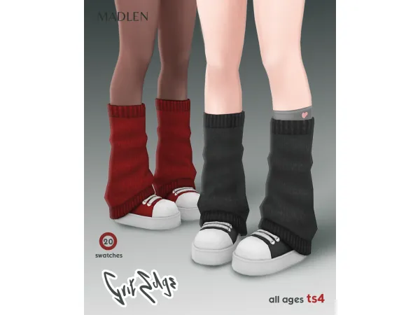 Maxis Match GritEdge Sneakers by Madlen - The Sims 4 Custom Content